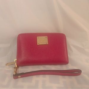 Ralph Lauren Small Pink Small Zip-around Wallet